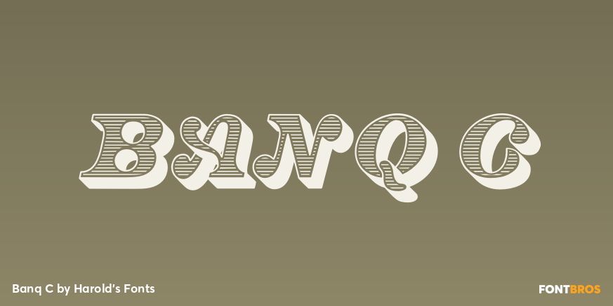 Banq C Font Poster #1