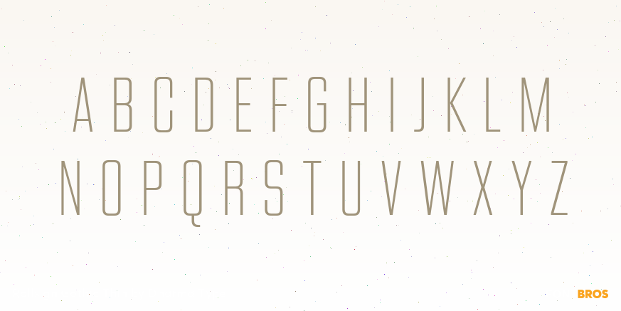 Rollsign Gothic Thin Font Poster #2