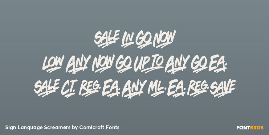 Sign Language Screamers Poster