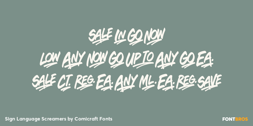 Sign Language Screamers Poster