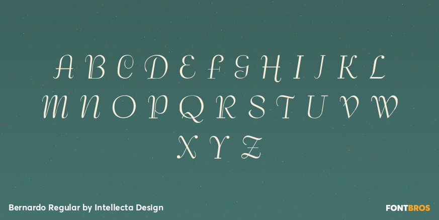 Bernardo Regular Font Poster #2