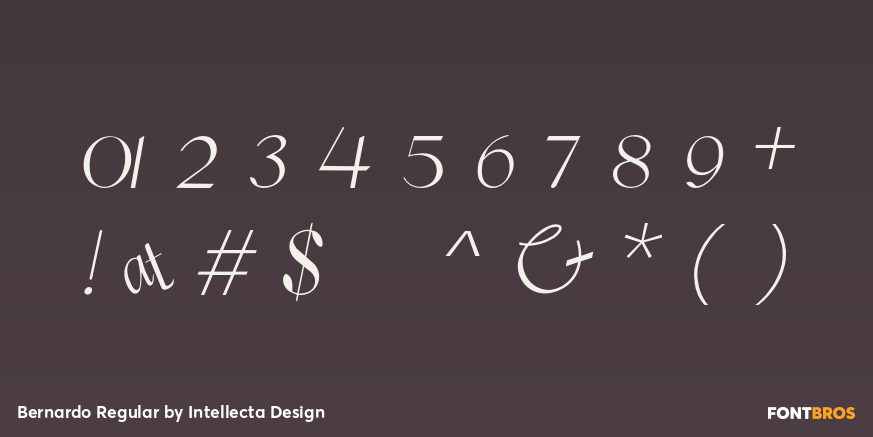 Bernardo Regular Font Poster #4