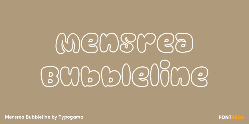 Mensrea Bubbleline Poster