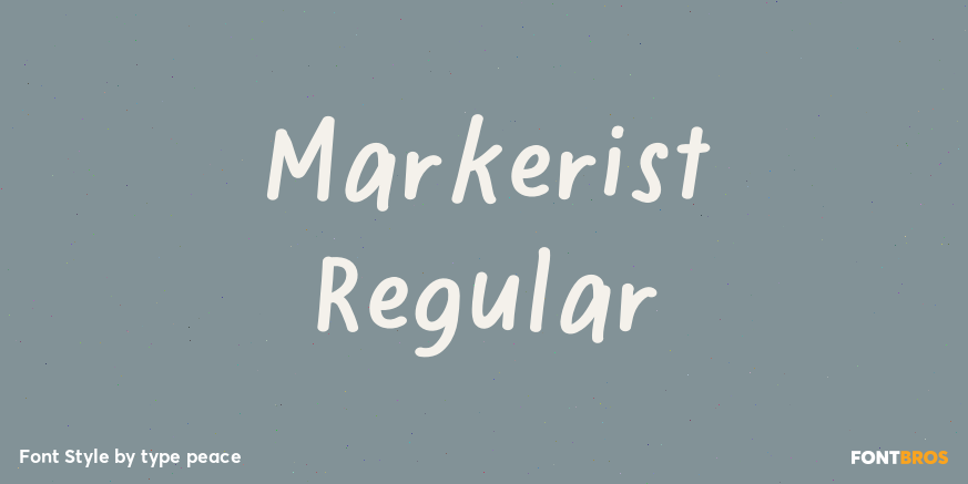 Markerist Regular Poster