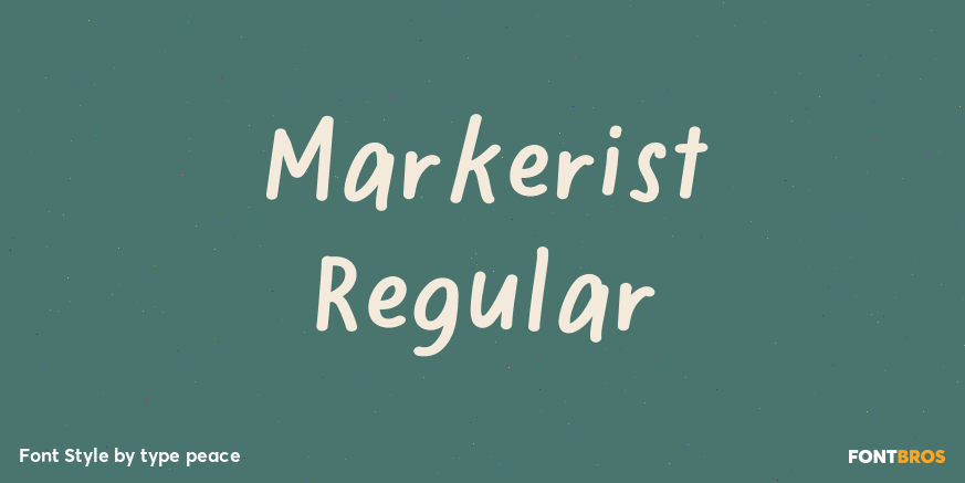 Markerist Regular Poster
