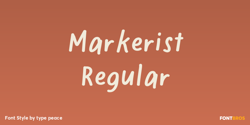 Markerist Regular Poster