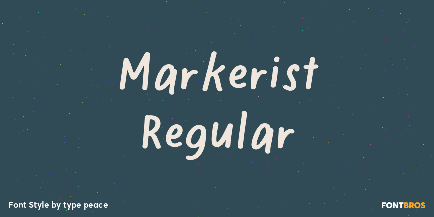 Markerist Regular Poster