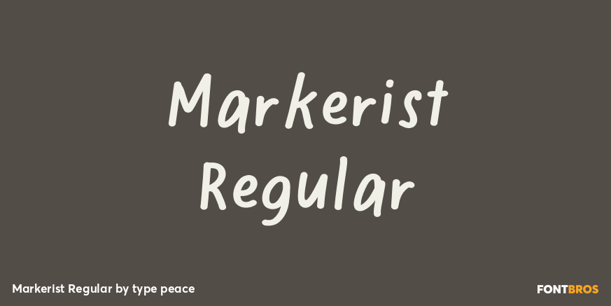 Markerist Regular Poster