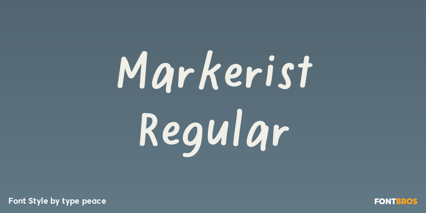 Markerist Regular Poster