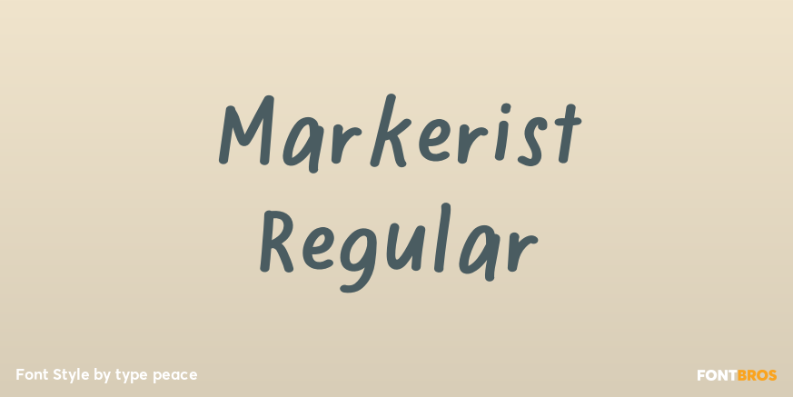 Markerist Regular Poster