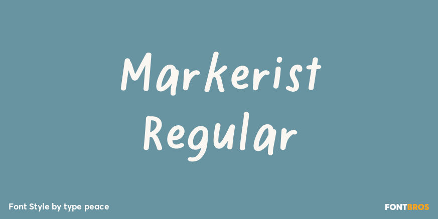 Markerist Regular Poster