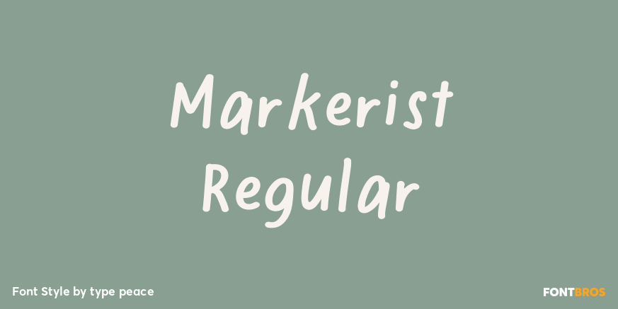 Markerist Regular Poster