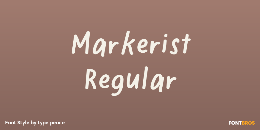 Markerist Regular Poster