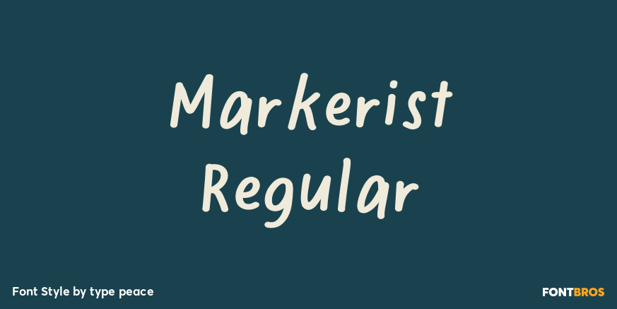 Markerist Regular Poster