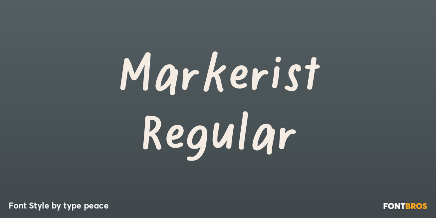 Markerist Regular Poster