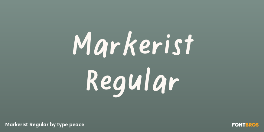 Markerist Regular Poster
