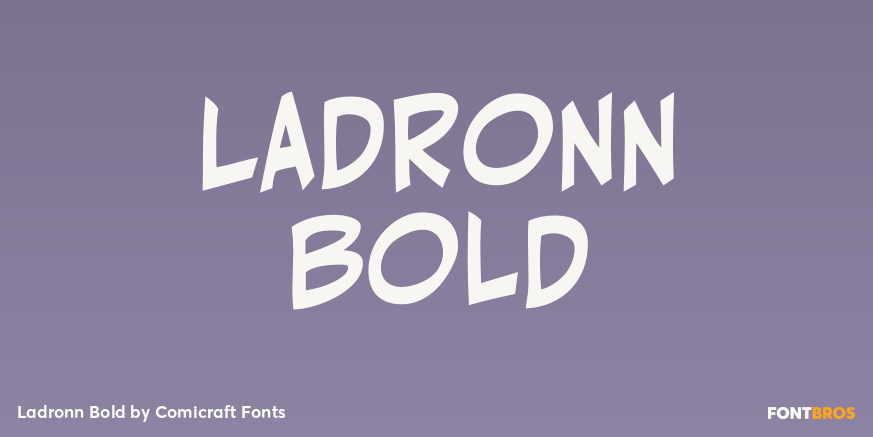 Ladronn Bold Font Poster #1