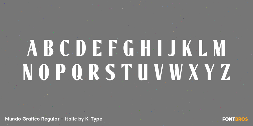 Mundo Grafico Regular + Italic Font Poster #2