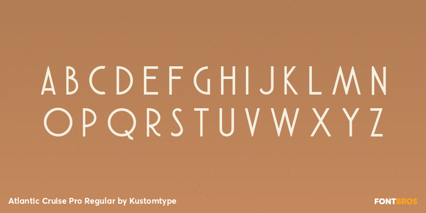 Atlantic Cruise Pro Regular Font Poster #2