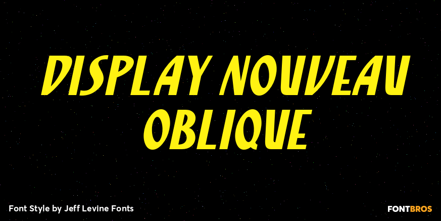 Display Nouveau Oblique Poster