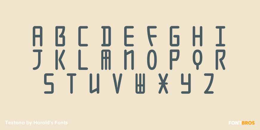 Textona Font Poster #2