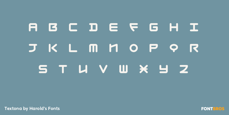 Textona Font Poster #3