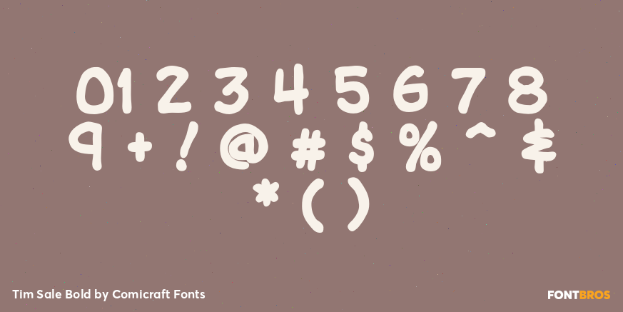 Tim Sale Bold Font Poster #4