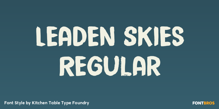 Leaden Skies Regular Poster