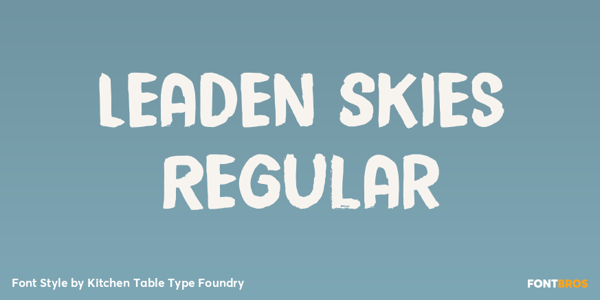 Leaden Skies Regular Poster