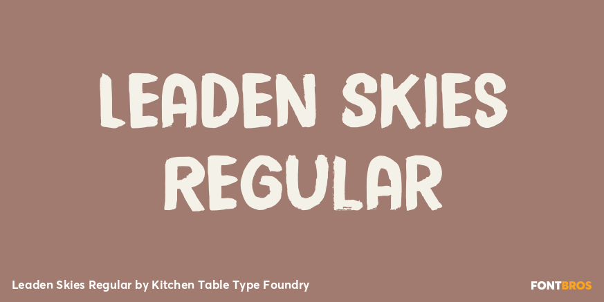 Leaden Skies Regular Poster