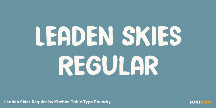 Leaden Skies Regular Poster