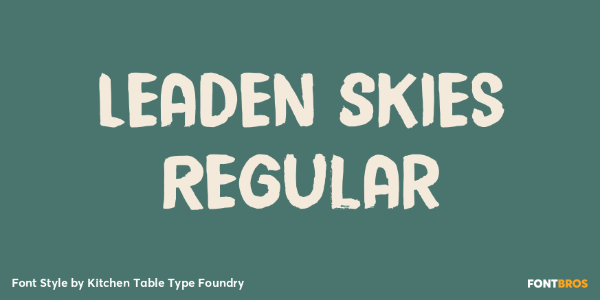 Leaden Skies Regular Poster