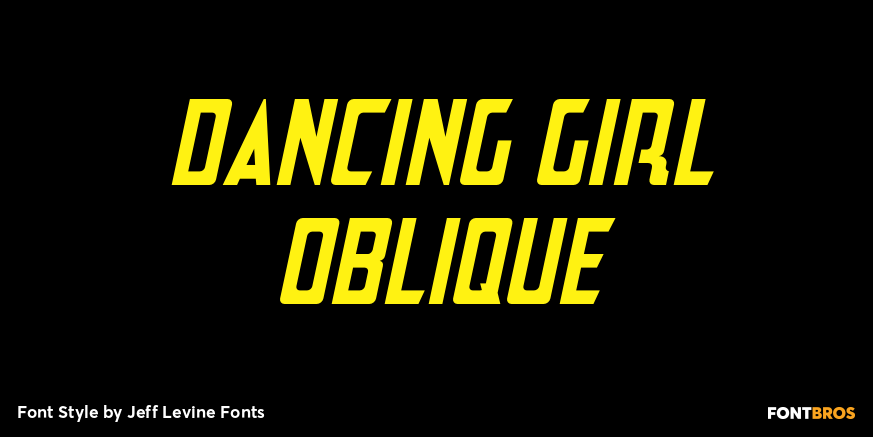 Dancing Girl Oblique Poster