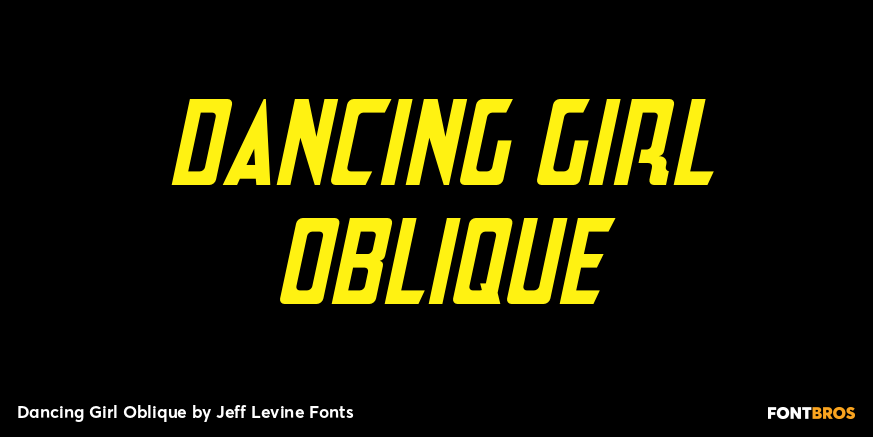 Dancing Girl Oblique Poster