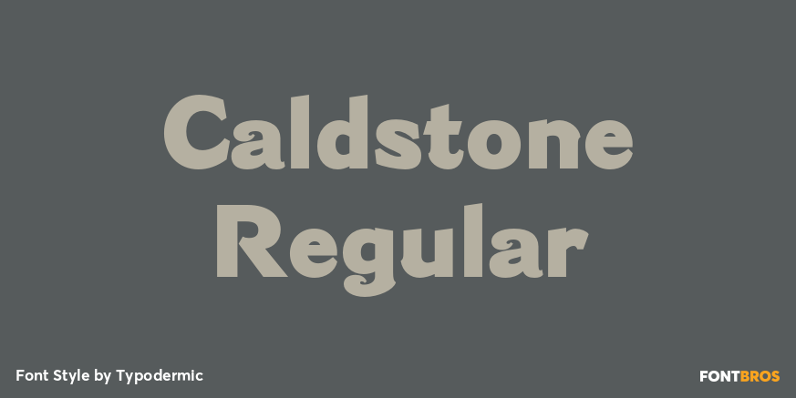 Caldstone Regular Poster