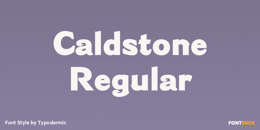 Caldstone Regular Poster