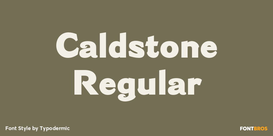 Caldstone Regular Poster