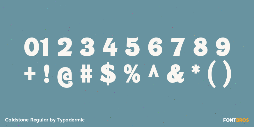 Caldstone Regular Font Poster #1