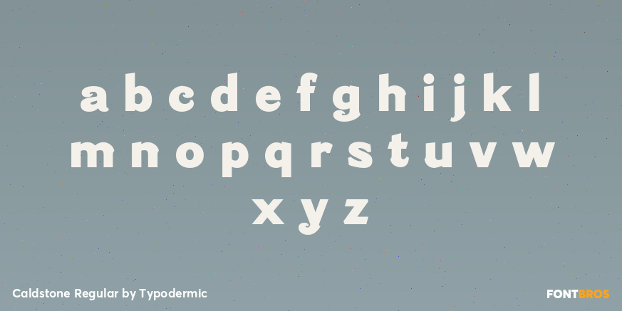 Caldstone Regular Font Poster #3