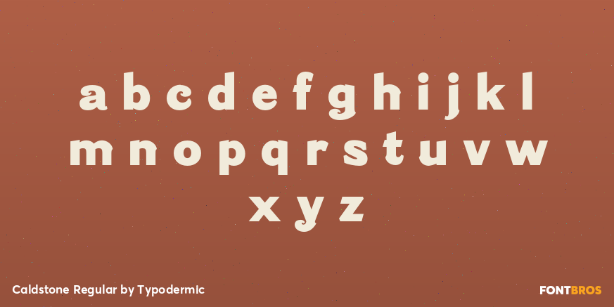 Caldstone Regular Font Poster #1