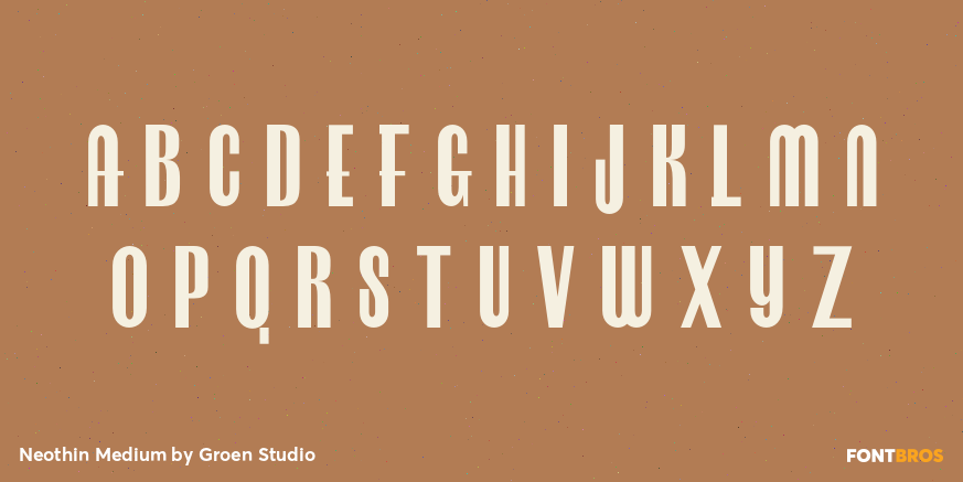 Neothin Medium Font Poster #2
