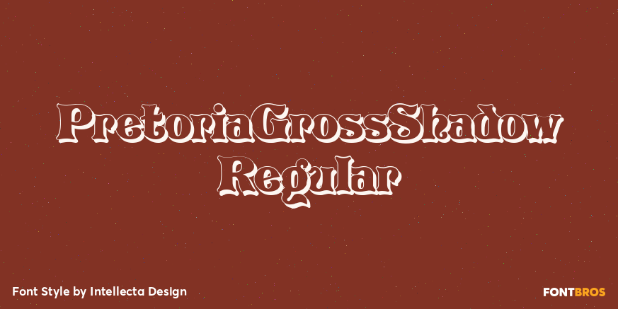 PretoriaGrossShadow Regular Poster