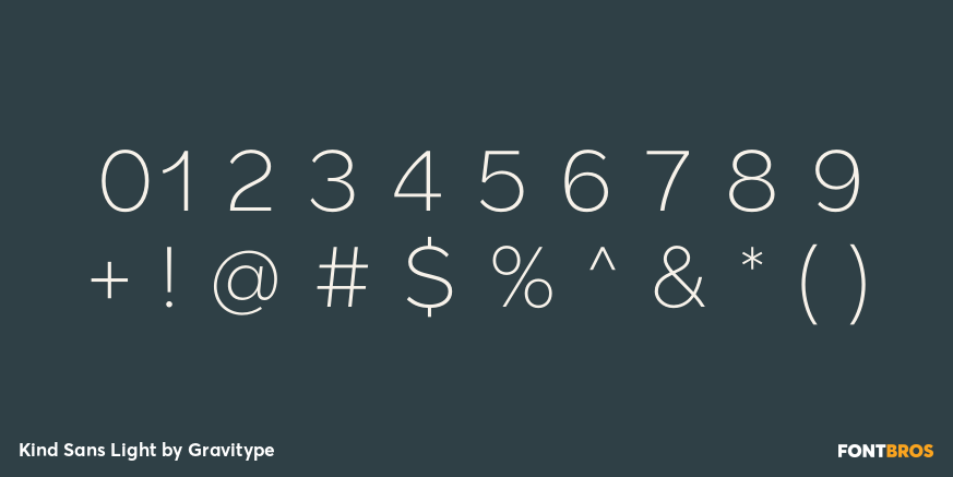 Kind Sans Light Font Poster #4