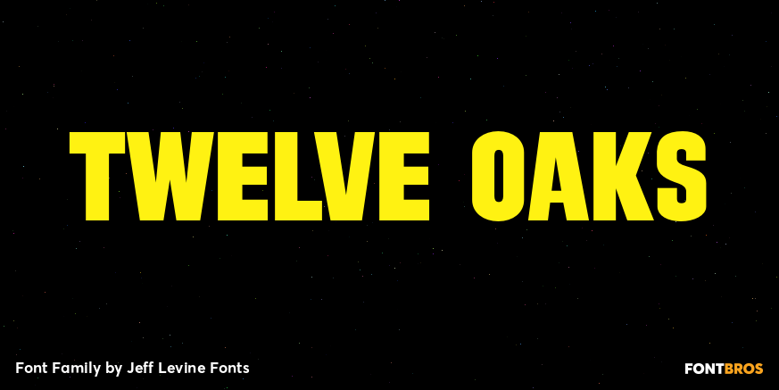 Twelve Oaks Font Family