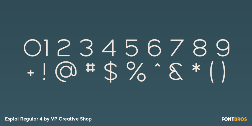 Espial Regular 4 Font Poster #4