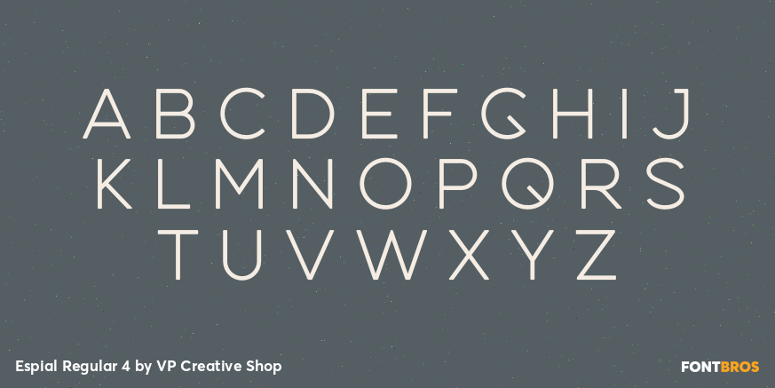 Espial Regular 4 Font Poster #2