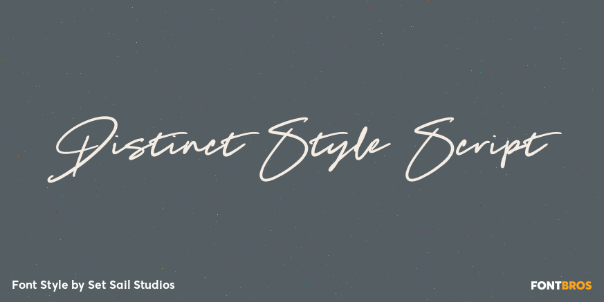 Distinct Style Script Poster