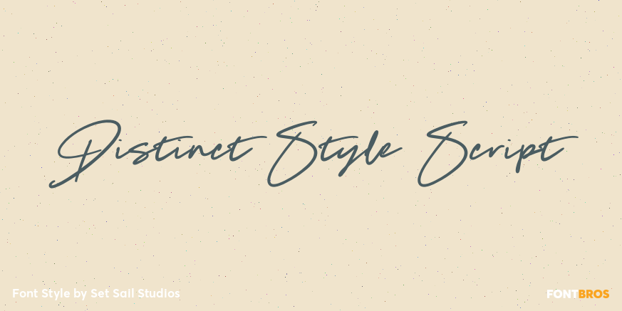 Distinct Style Script Poster