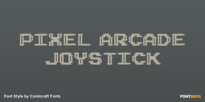 Pixel Arcade Joystick Poster