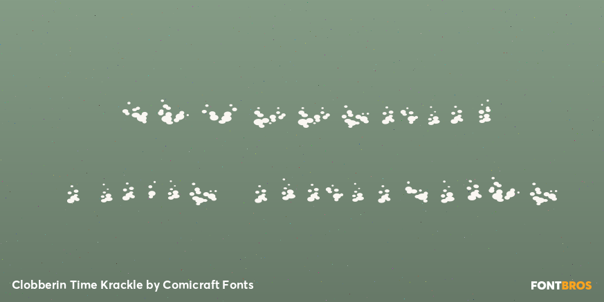 Clobberin Time Krackle Poster